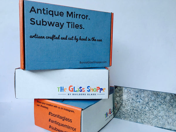 Strip Tile- Antique Mirror Subway Tiles